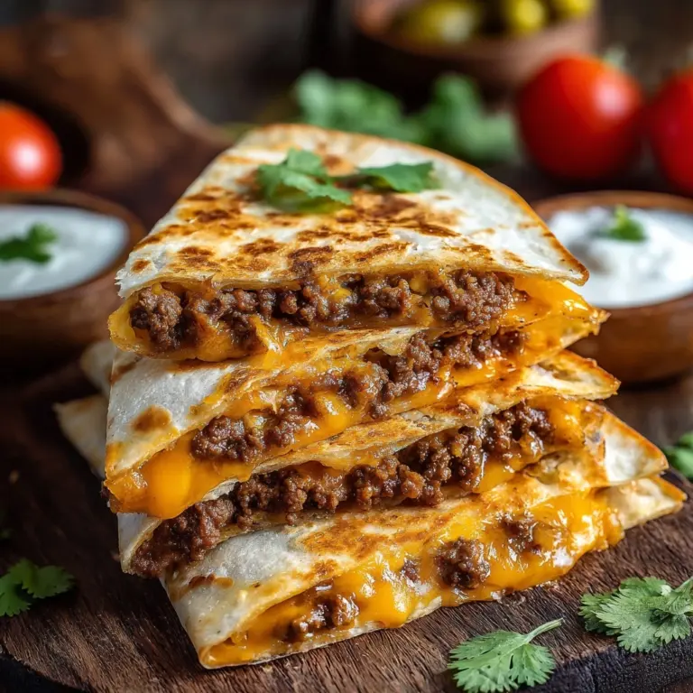 Smashburger Quesadillas Recipe