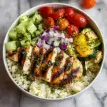 Healthy Greek Chicken Bowls Recipe