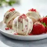Strawberry Cheesecake Protein Balls Recipe