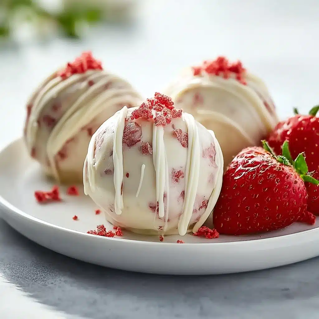 Strawberry Cheesecake Protein Balls Recipe