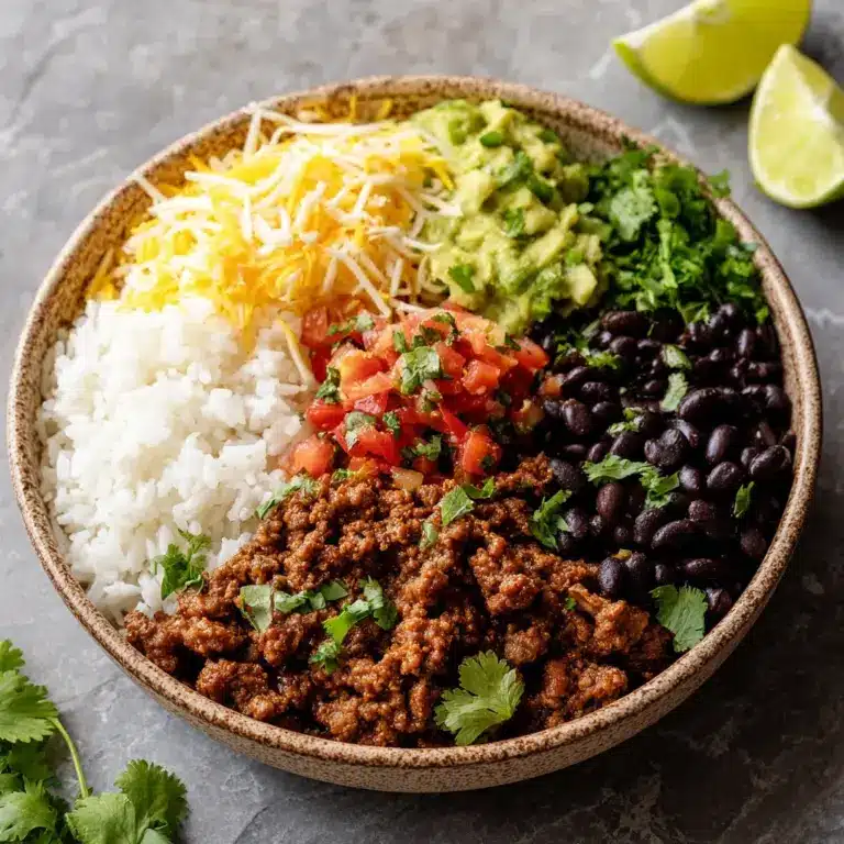 ground turkey taco bowls Recipe
