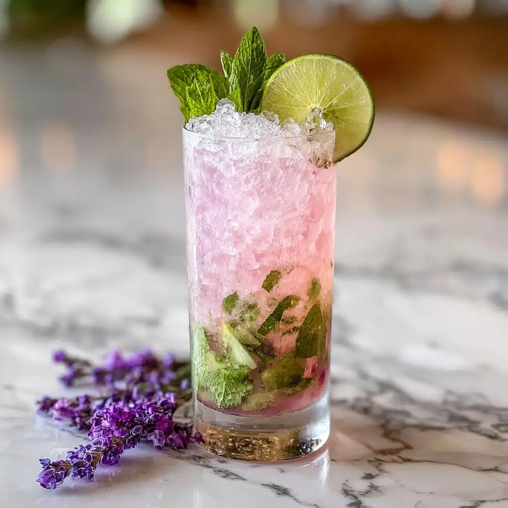 Lavender Mojito Mocktail Recipe - Recipe Image