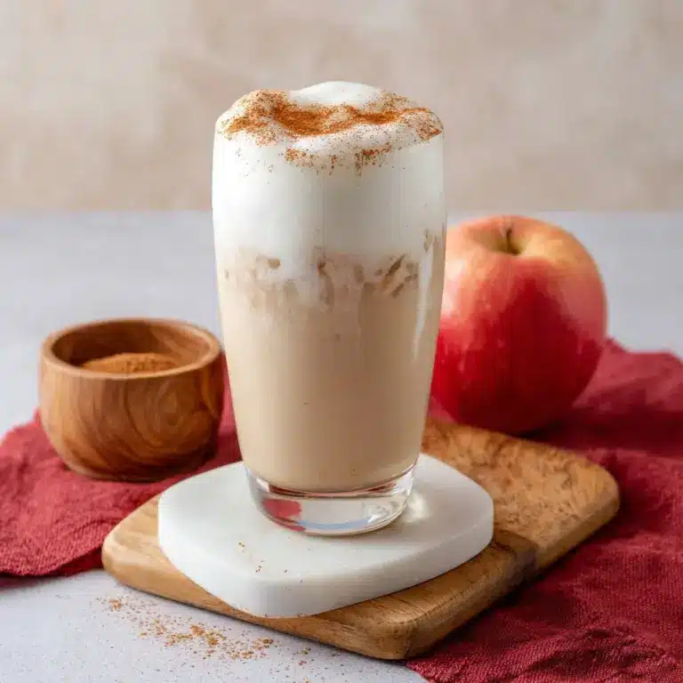 Iced Apple Crisp Cream Chai (Starbucks Copycat) Recipe