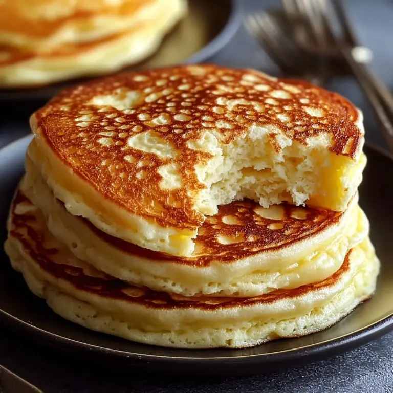 Flourless Cottage Cheese Pancakes Recipe