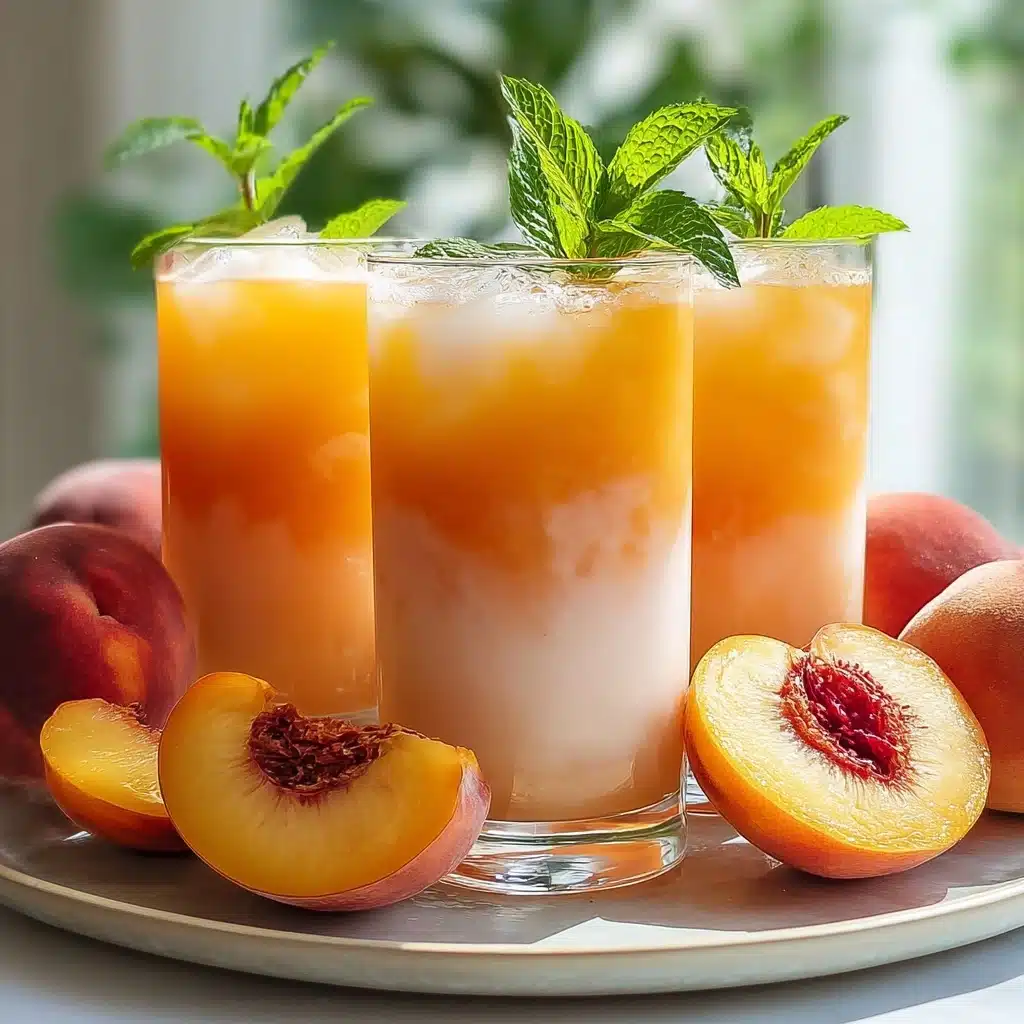Refreshing Peach Lemonade Recipe - Recipe Image
