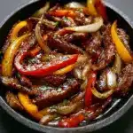Sizzling Chinese Pepper Steak with Onions Recipe
