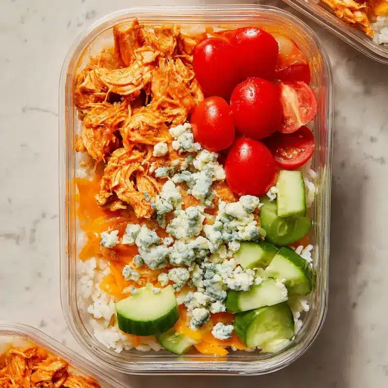 Buffalo Chicken Rice Bowls Recipe