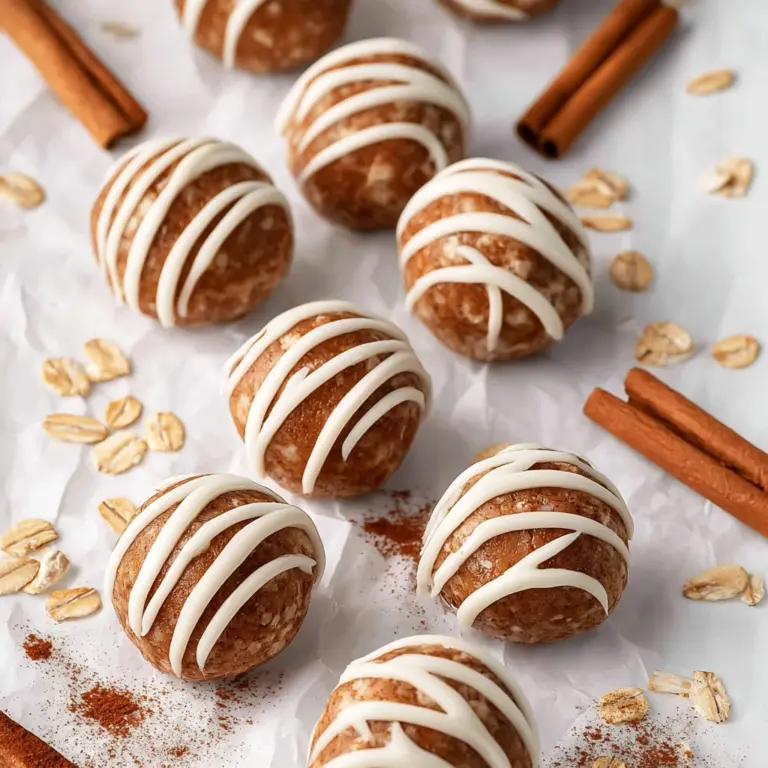 Cinnamon Roll Energy Bites Recipe