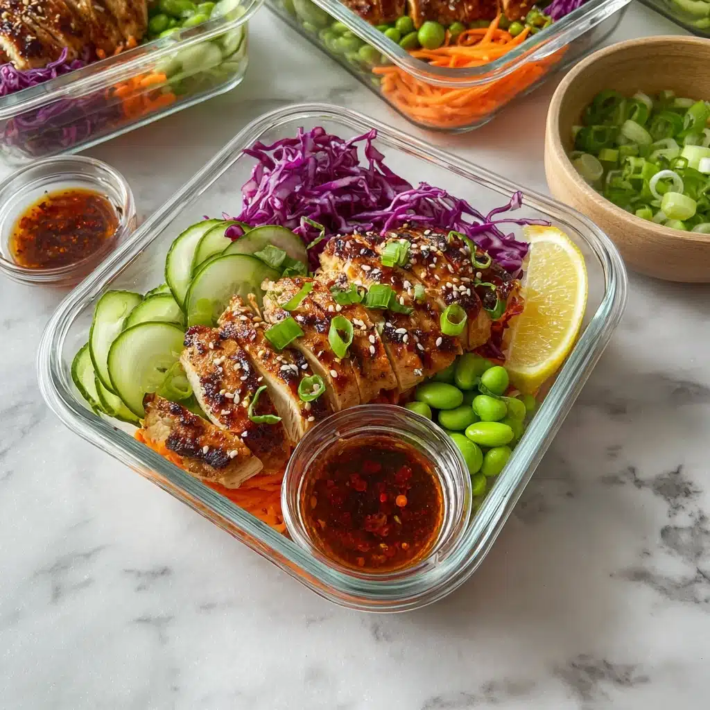 Miso Chicken Vermicelli Noodle Bowls Recipe - Recipe Image
