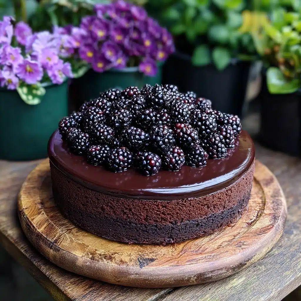 Blackberry Velvet Gothic Cake: A Dark, Lush Dessert Dream Recipe - Recipe Image