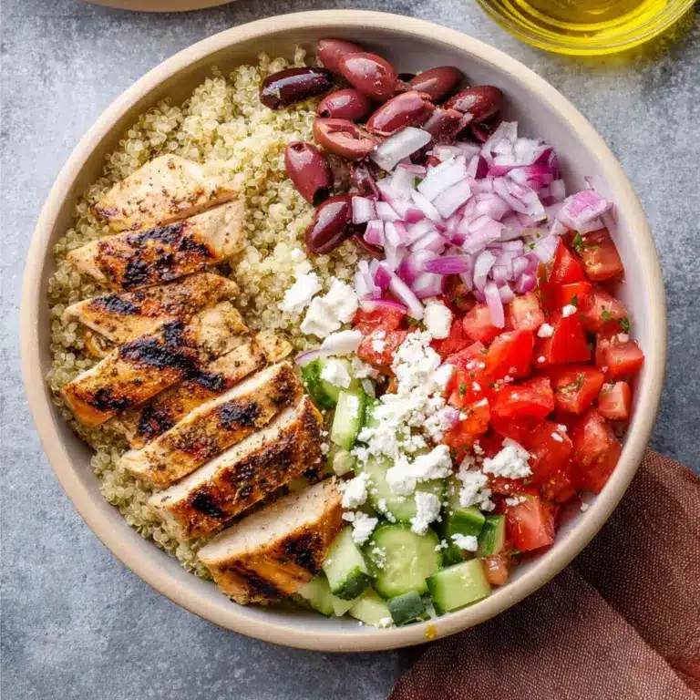 Greek Chicken Bowl Recipe