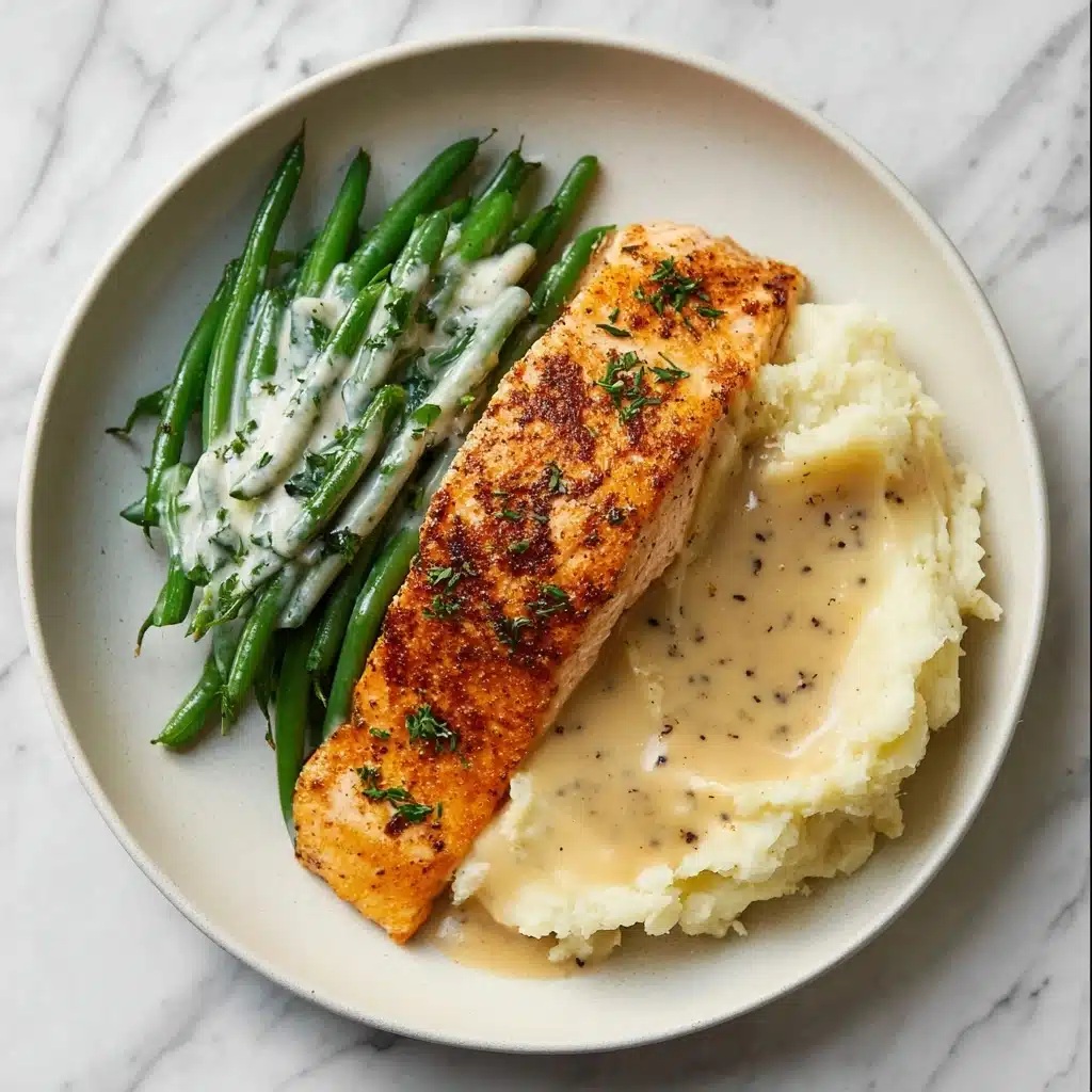 Creamy Garlic Salmon Recipe - Recipe Image