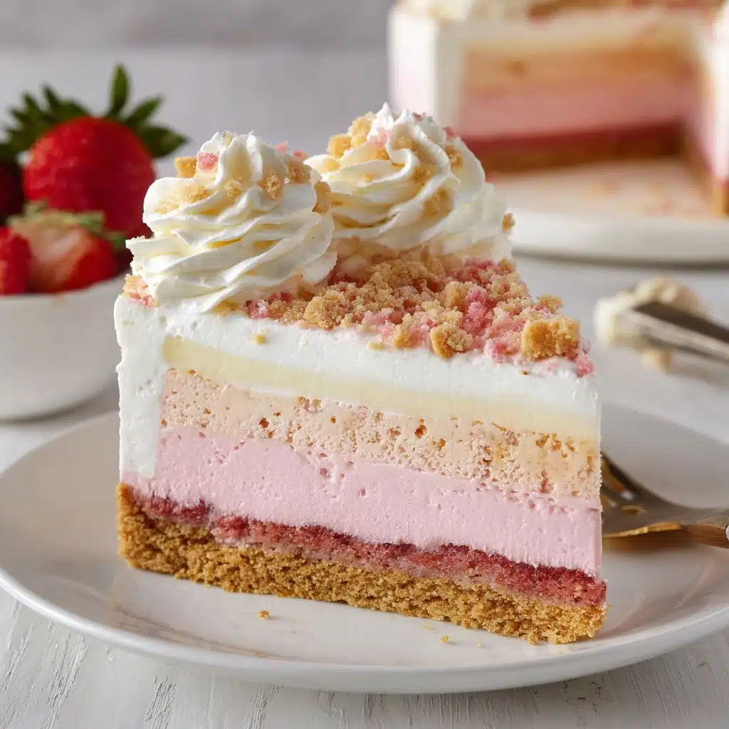 Strawberry Crunch Cheesecake Recipe - Recipe Image