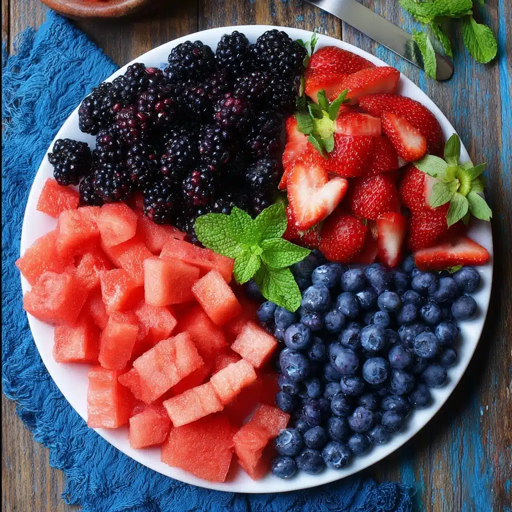 Berry Watermelon Salad With Honey Lime Dressing Recipe - Recipe Image