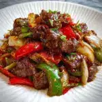 Pepper Steak with Bell Peppers and Onion Recipe