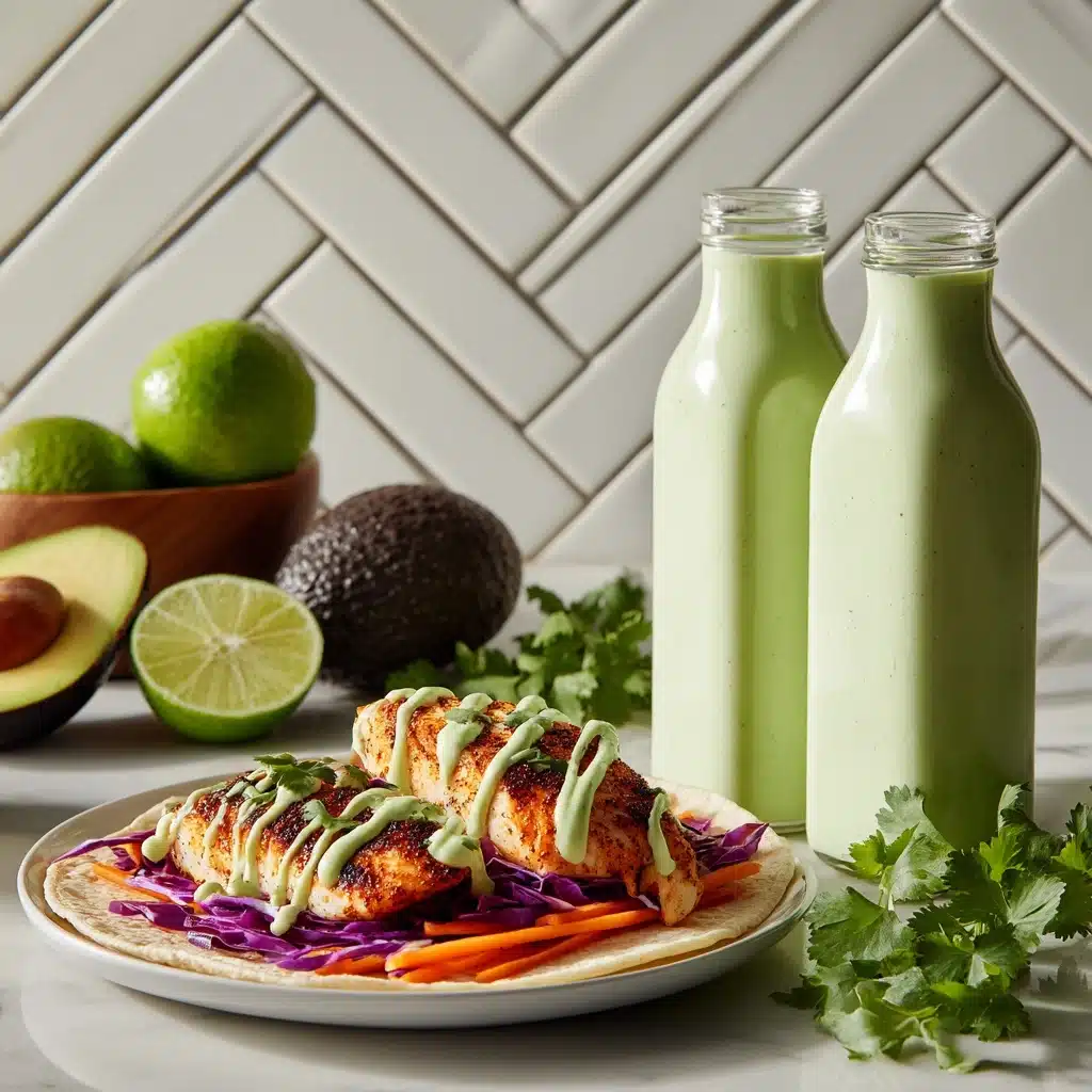 Easy Avocado Lime Crema Recipe - Recipe Image