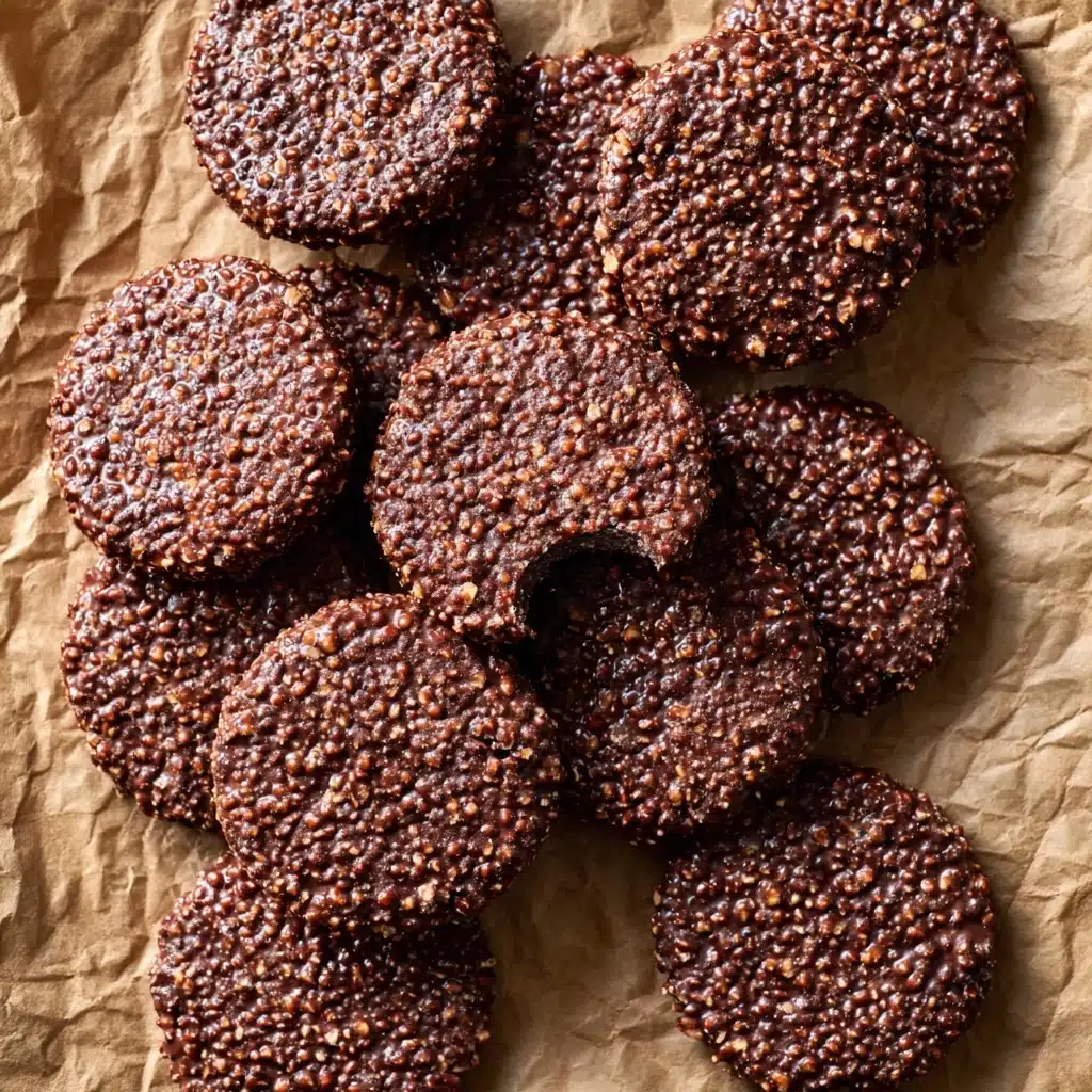 Crispy Quinoa Cacao Cookies (No-Bake!) Recipe - Recipe Image