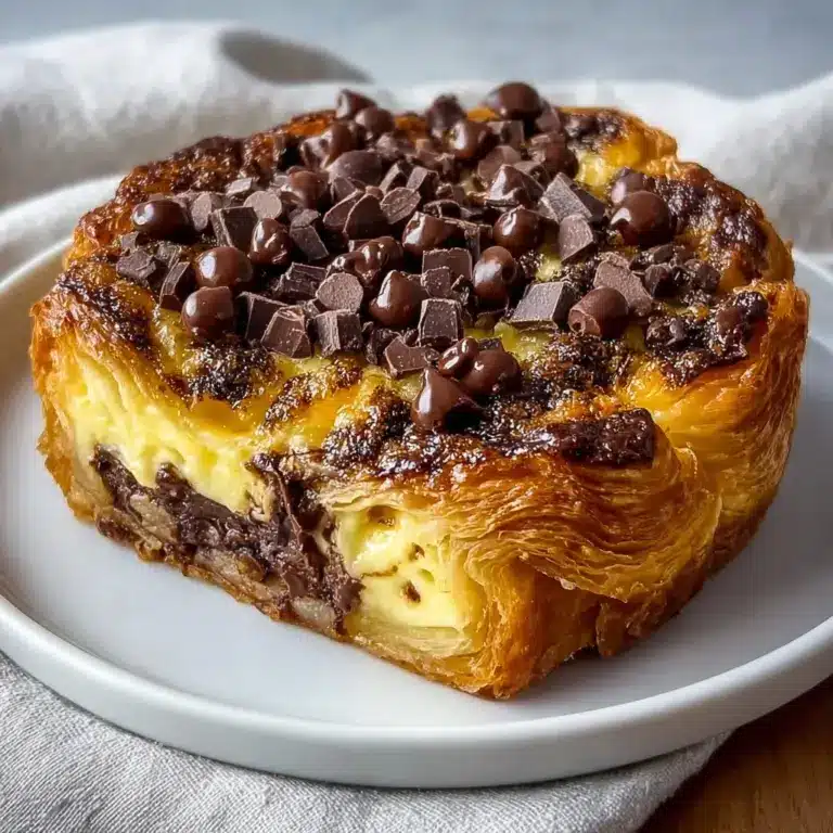 Decadent Chocolate Croissant Breakfast Bake Recipe