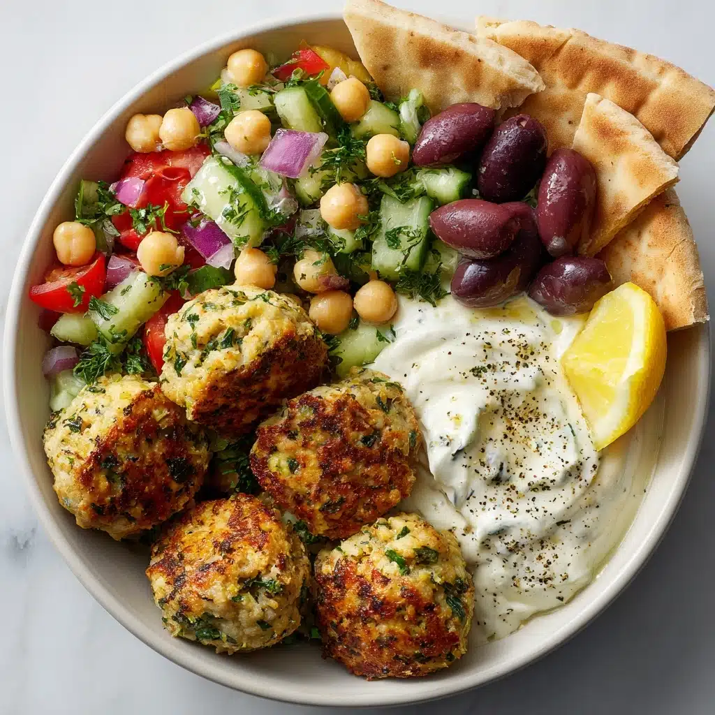 Mediterranean Chicken Meatballs Recipe