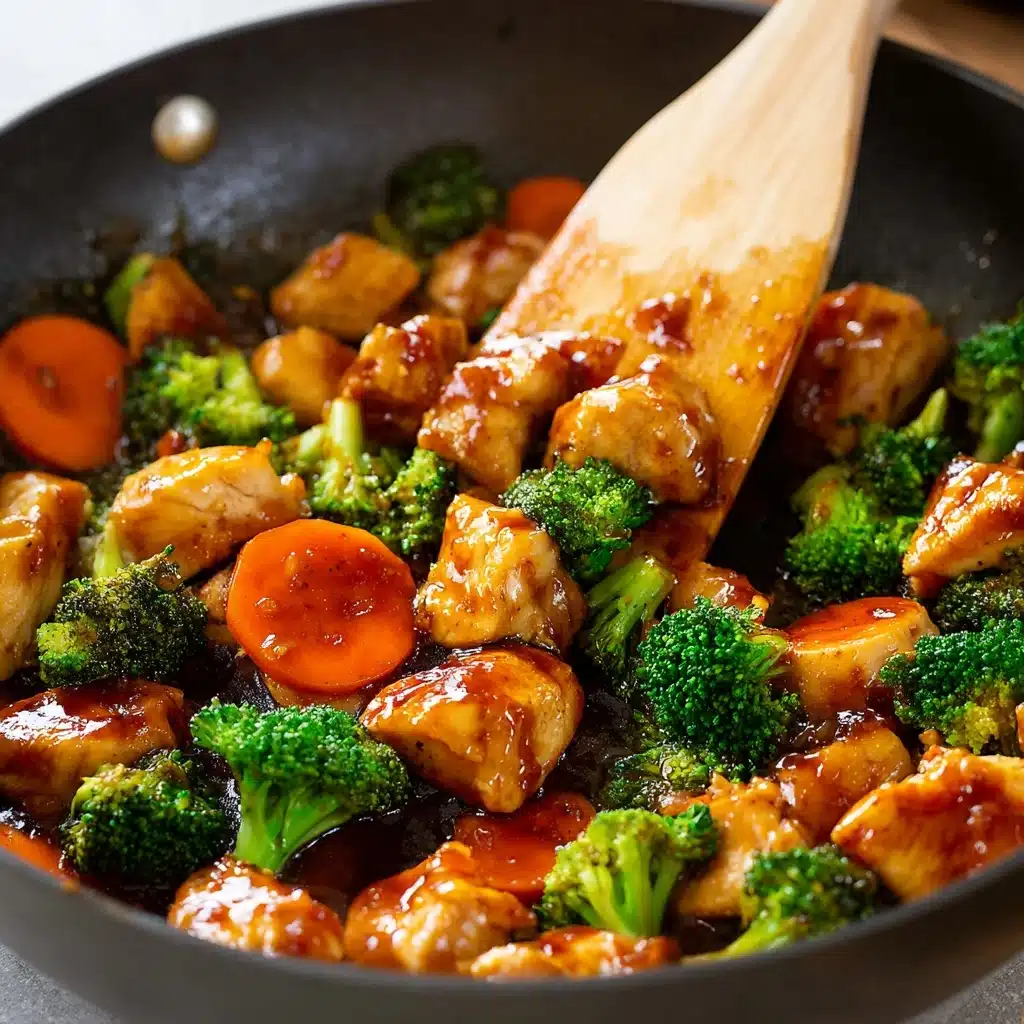 Honey Garlic Chicken Stir Fry Recipe - Recipe Image
