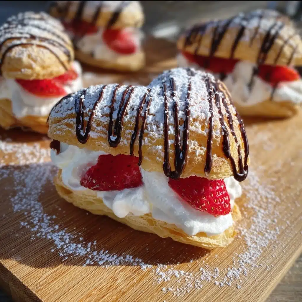 Strawberry Cream Puffs Recipe - Recipe Image