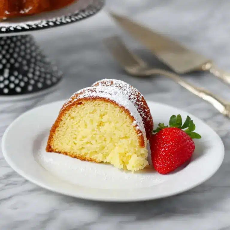 Mom's Lemon Butter Bundt Cake Recipe