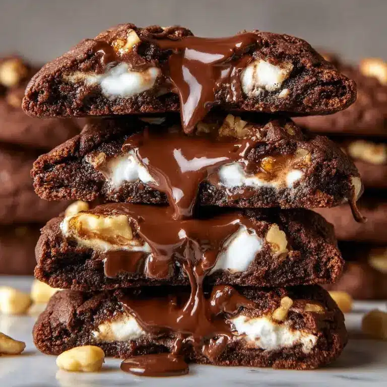 Rocky Road Chocolate Fudge Cookies Recipe