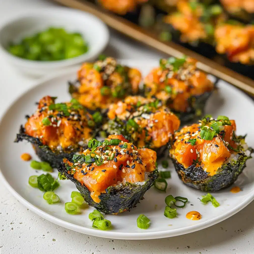 Easy Baked Salmon Sushi Cups (Viral Recipe) Recipe - Recipe Image