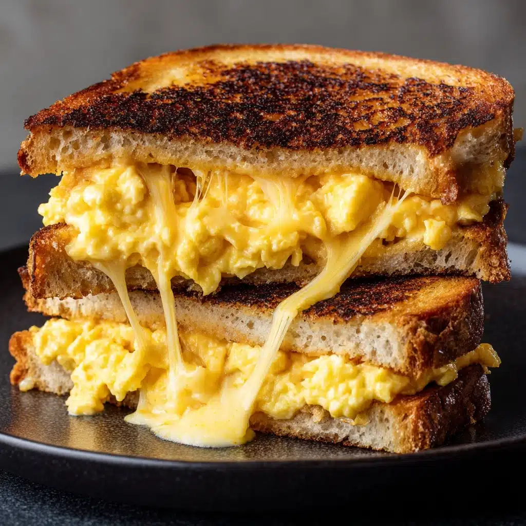 Scrambled Egg Grilled Cheese Sandwich Recipe - Recipe Image