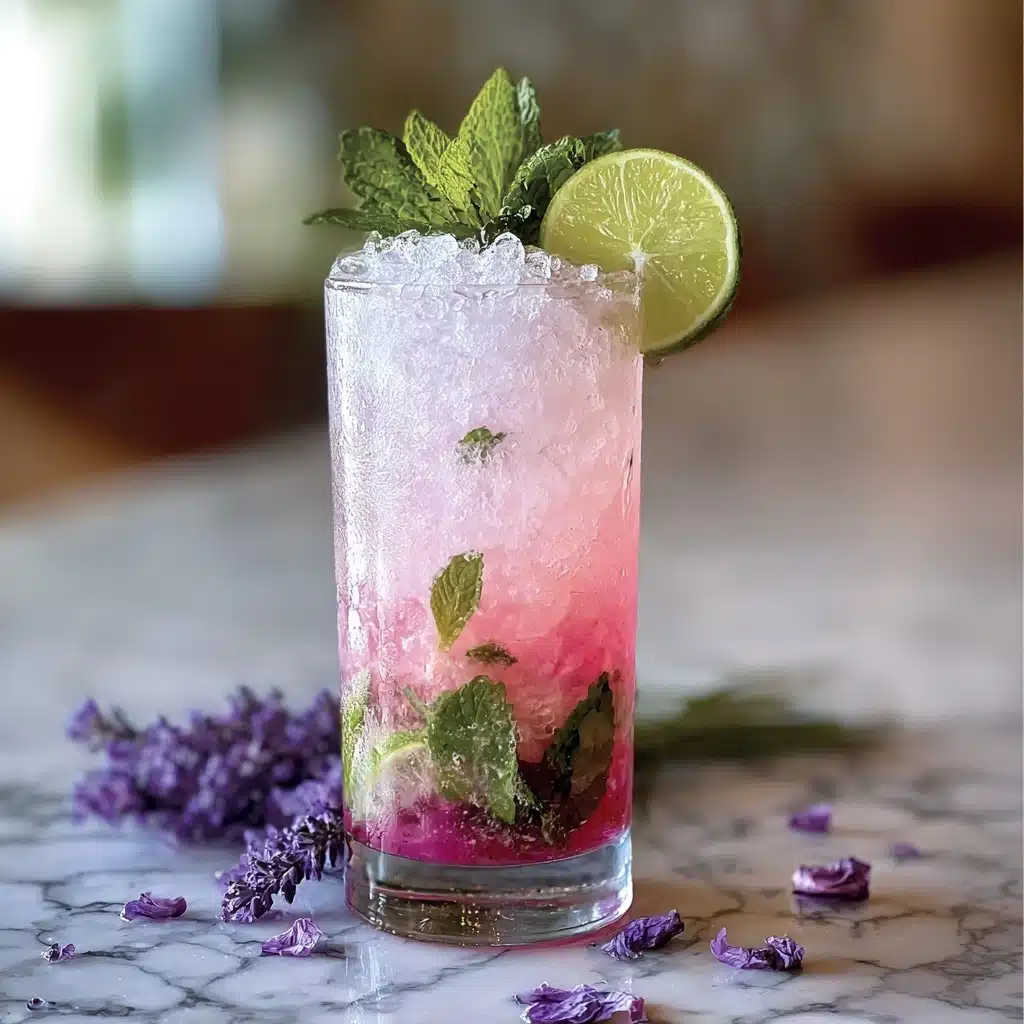 Lavender Mojito Mocktail Recipe