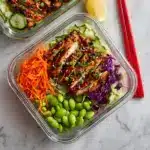 Miso Chicken Vermicelli Noodle Bowls Recipe