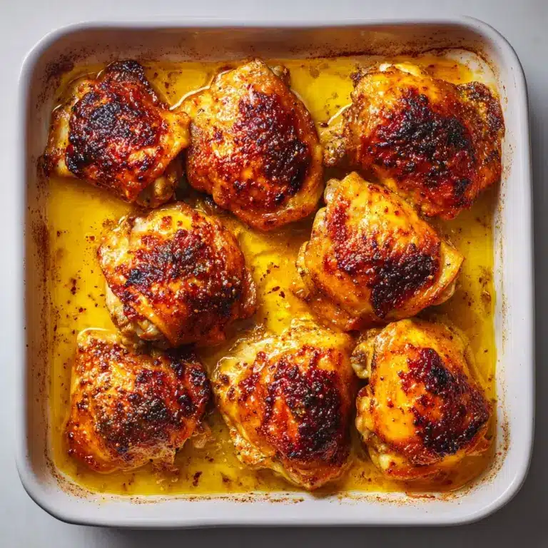 Baked Boneless Chicken Thighs Recipe