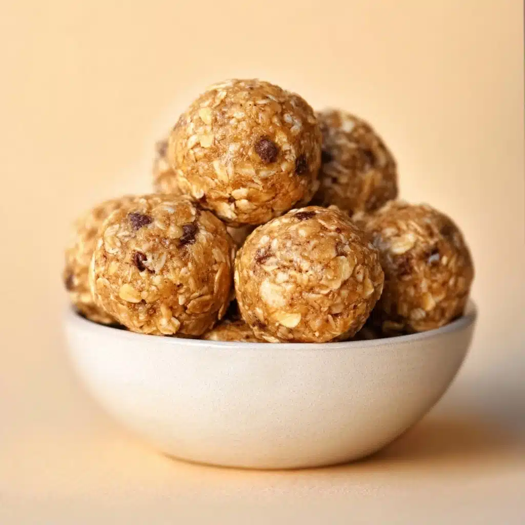 Oatmeal Peanut Butter Energy Bites Recipe - Recipe Image