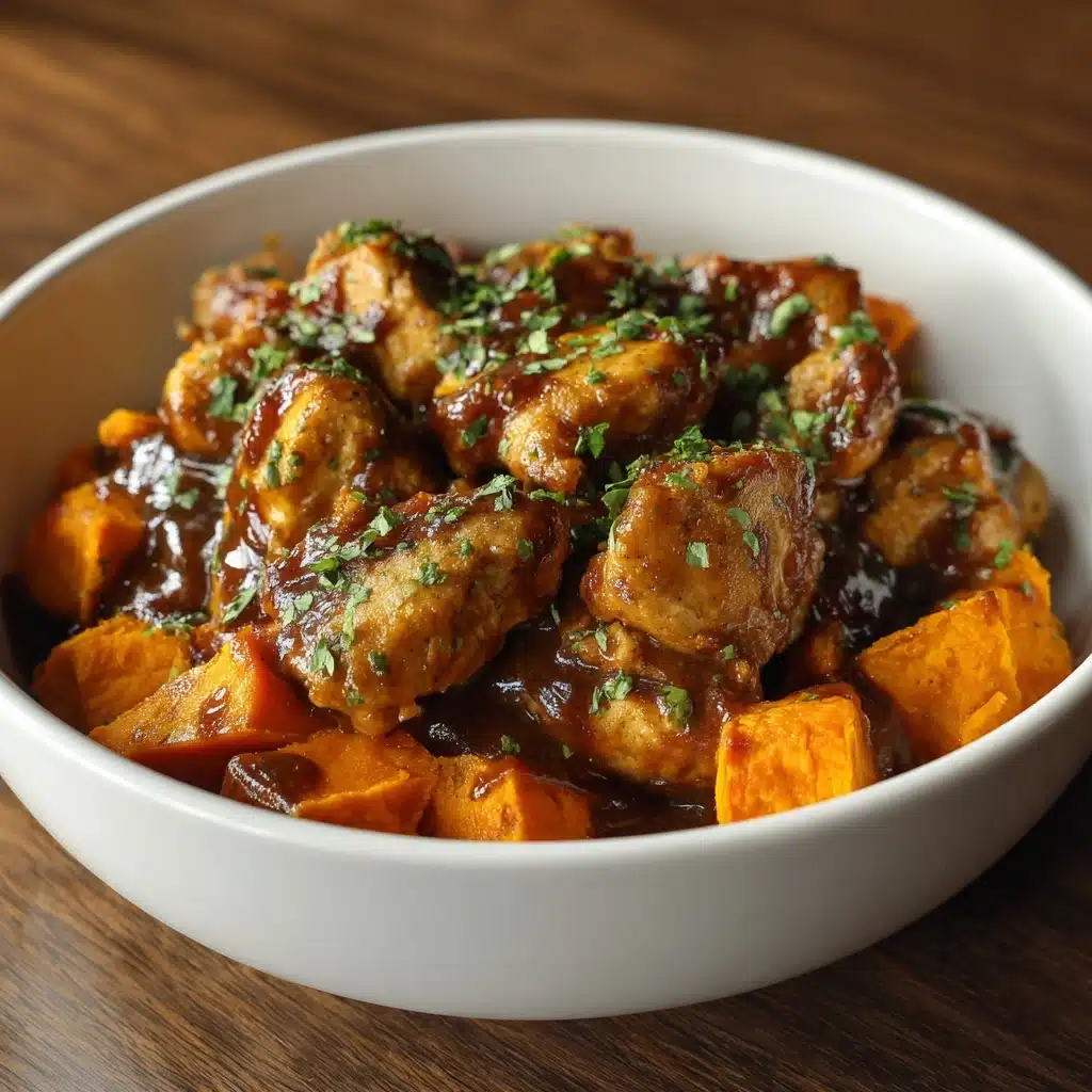 BBQ Chicken Sweet Potato Bowl Recipe - Recipe Image