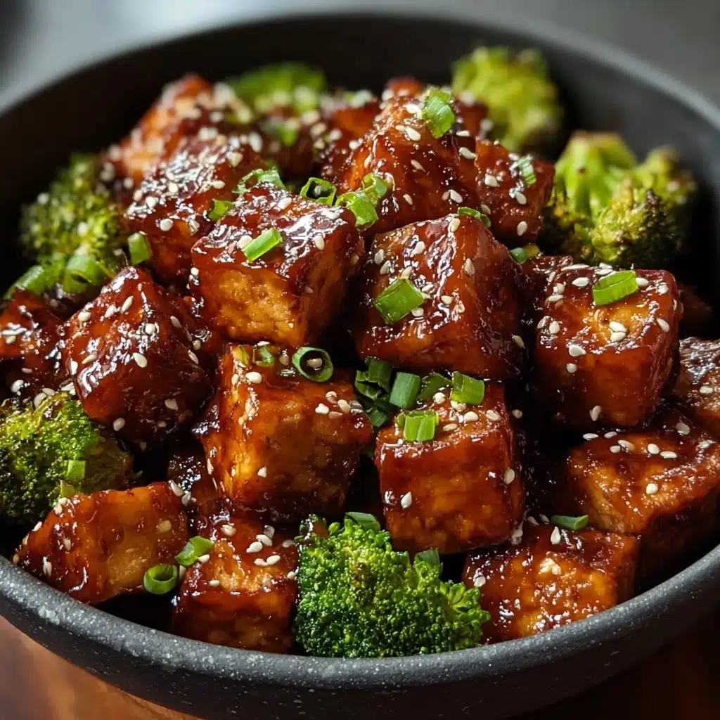 Crispy Honey Garlic Tofu Recipe - Recipe Image