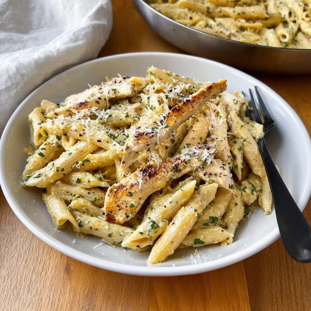 Garlic Parmesan Chicken and Pasta Recipe - Recipe Image