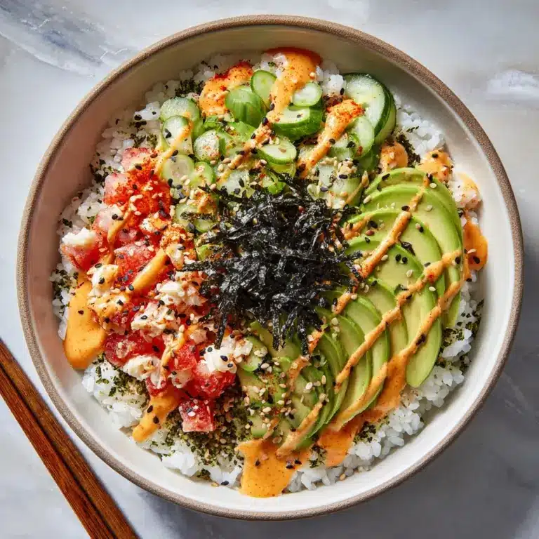 California Sushi Bowls Recipe