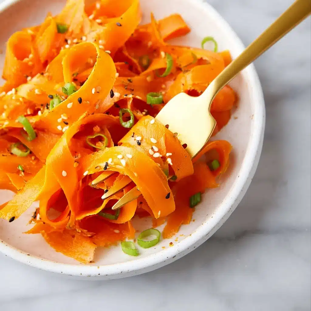 Viral Tiktok Carrot Ribbon Salad Recipe - Recipe Image