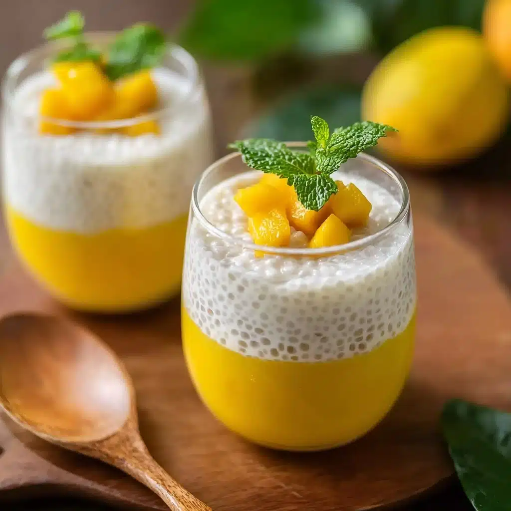 Creamy Mango Sago Recipe