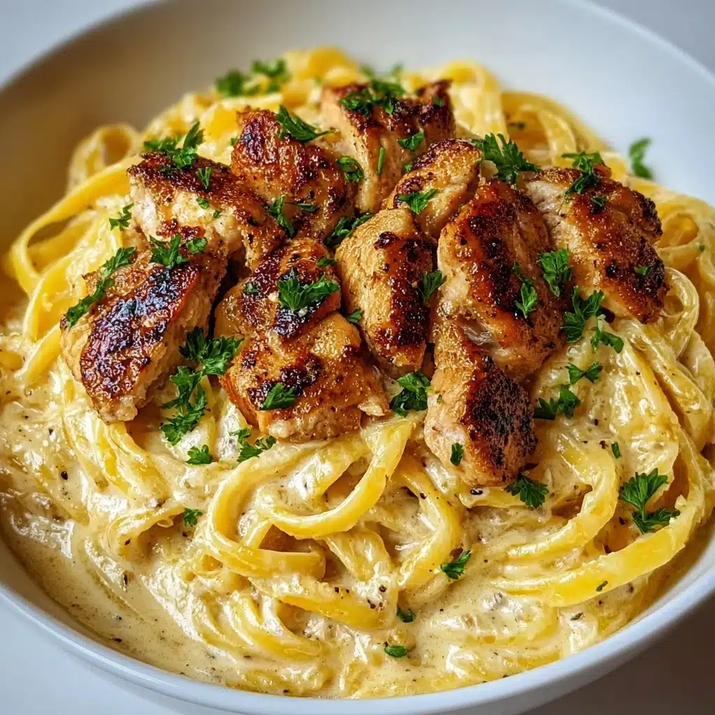 the best Cowboy Butter Chicken Linguine Recipe