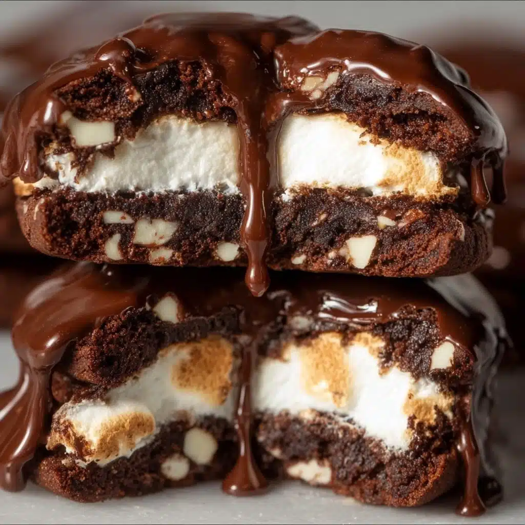 Rocky Road Chocolate Fudge Cookies Recipe - Recipe Image