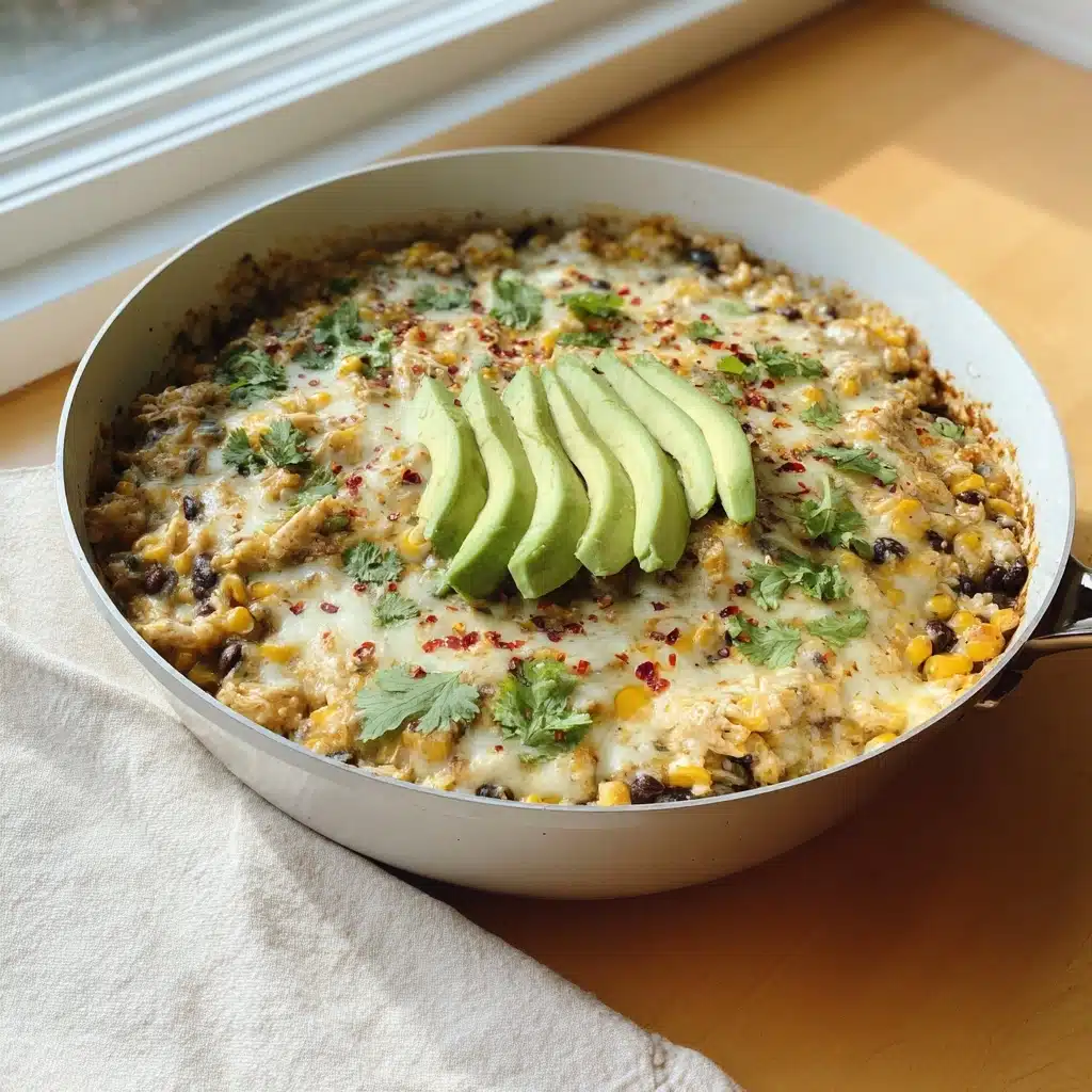 Salsa Verde Chicken & Rice Skillet Recipe - Recipe Image