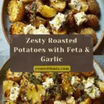 Roasted Potatoes with Baked Feta and Garlic Recipe