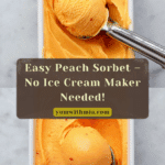 The Best Peach Sorbet Without Ice Cream Maker Recipe