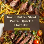 Garlic Steak Pasta Recipe