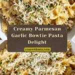 Creamy Parmesan Garlic Beef Bowtie Pasta Recipe