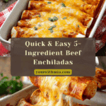5 Ingredient Beef Enchiladas Recipe