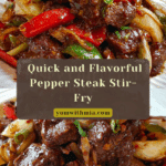 Pepper Steak with Bell Peppers and Onion Recipe