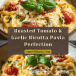 Roasted Tomato and Garlic Ricotta Pasta Recipe