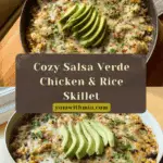 Salsa Verde Chicken & Rice Skillet Recipe